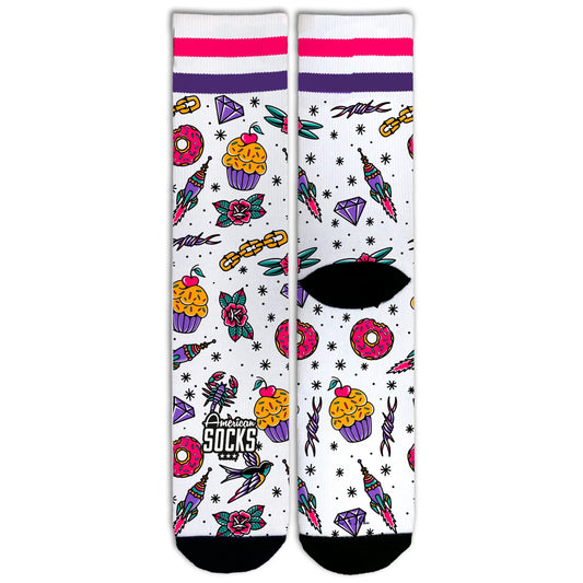 CUPCAKE - AMERICAN SOCKS - MOON Fitness