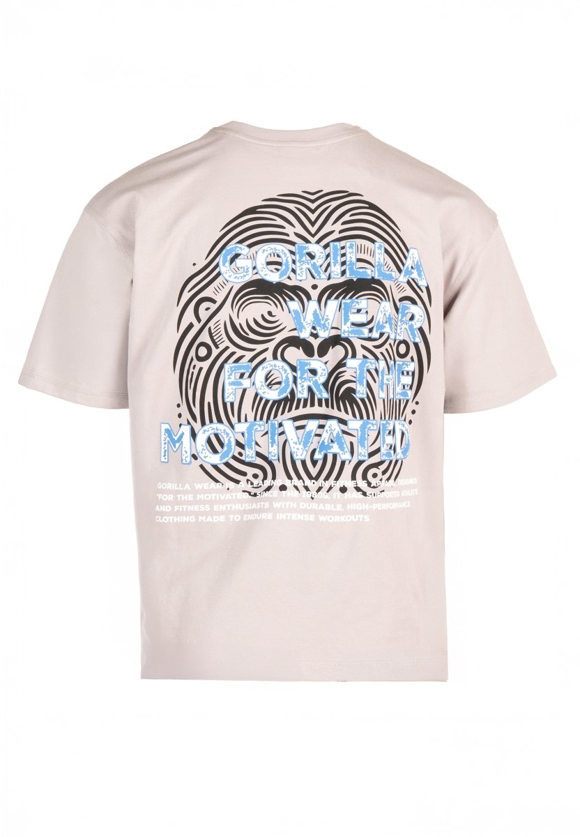 Macon Oversized T-Shirt - GORILLA WEAR - MOON Fitness