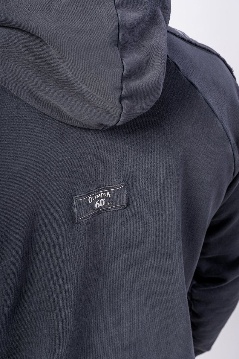 Washed Hoodie HERITAGE 793 - NEBBIA - MOON Fitness