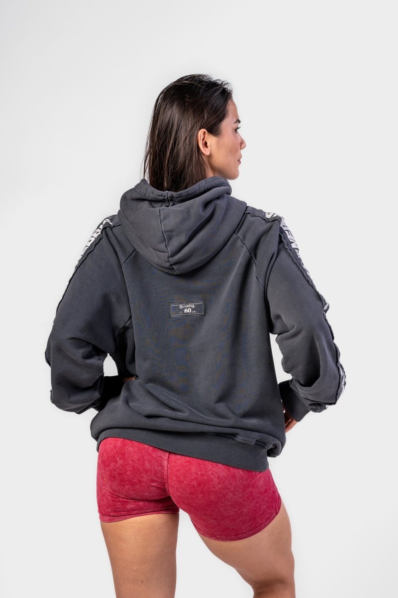 Washed Hoodie HERITAGE 793 - NEBBIA - MOON Fitness