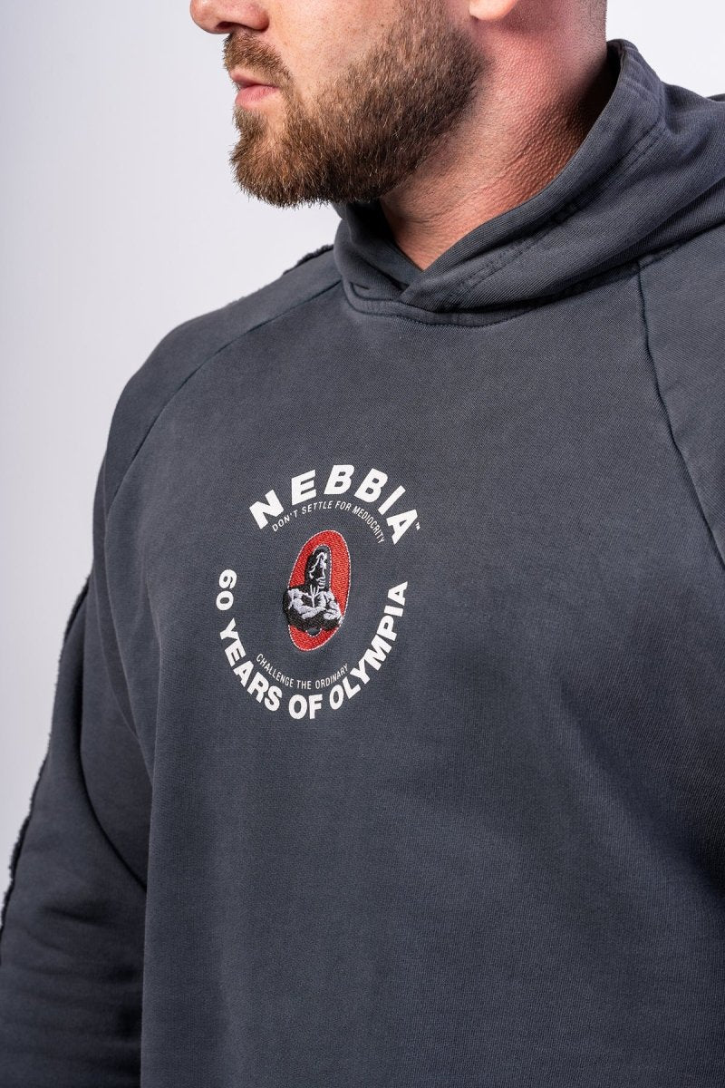 Washed Hoodie HERITAGE 793 - NEBBIA - MOON Fitness