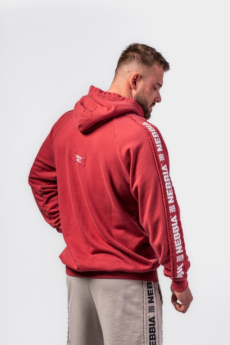 Washed Hoodie HERITAGE 793 - NEBBIA - MOON Fitness