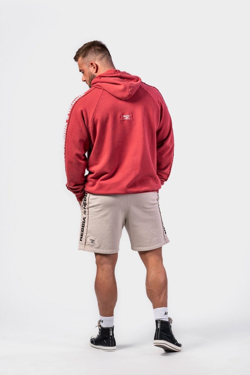 Washed Hoodie HERITAGE 793 - NEBBIA - MOON Fitness