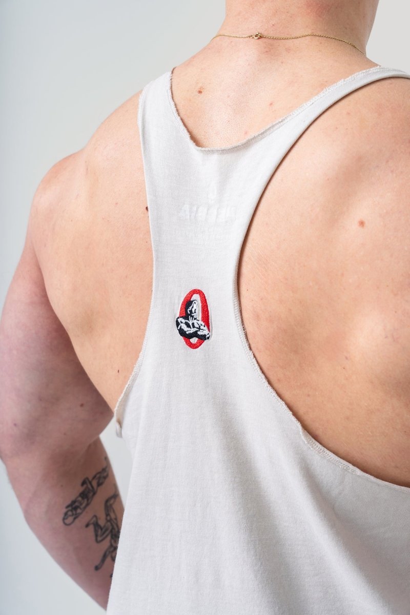 Washed Muscle Back Stringer GOLDEN AGE 791 - NEBBIA - MOON Fitness