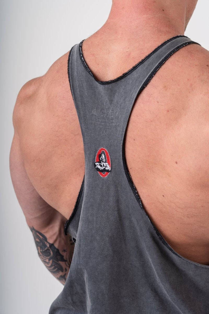 Washed Muscle Back Stringer GOLDEN AGE 791 - NEBBIA - MOON Fitness