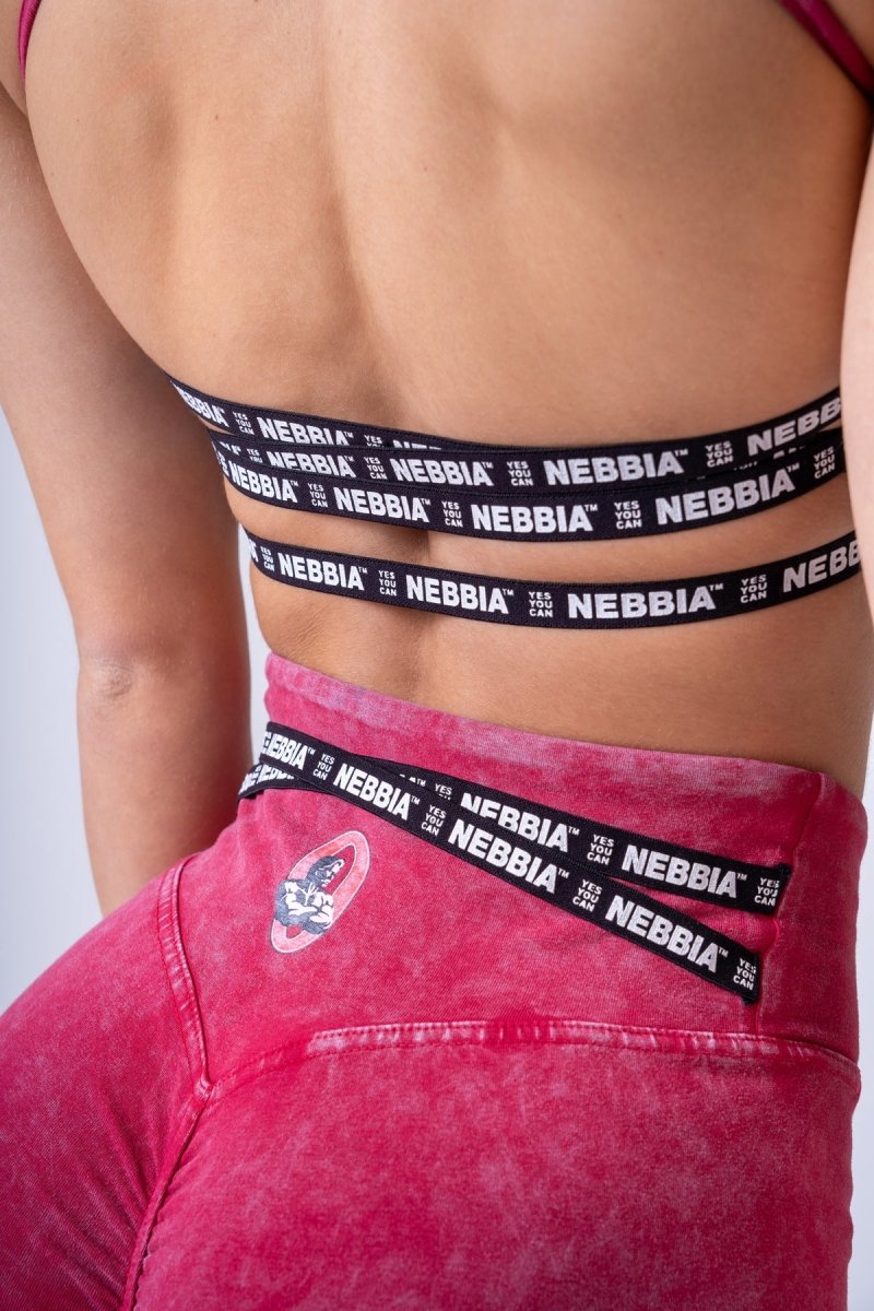 Washed Open Back Sports Bra LEGACY 779 - NEBBIA - MOON Fitness