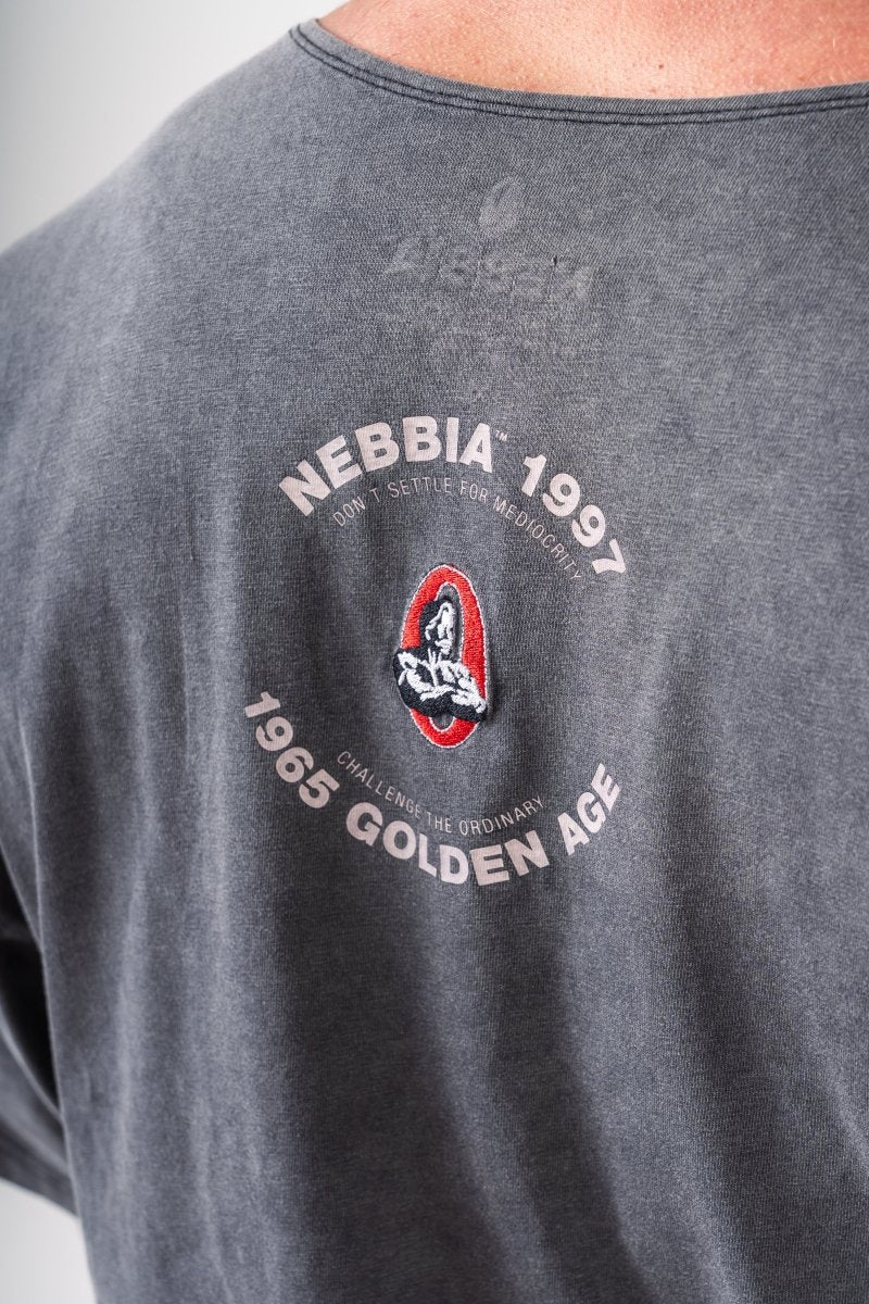 Washed Rag Top GOLDEN AGE 788 - NEBBIA - MOON Fitness