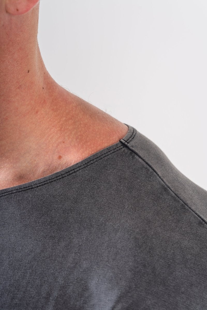 Washed Rag Top GOLDEN AGE 788 - NEBBIA - MOON Fitness