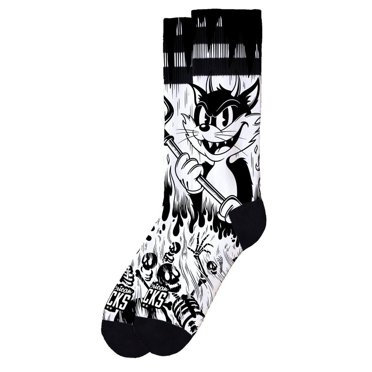 EVIL CAT - AMERICAN SOCKS - MOON Fitness