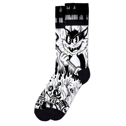 EVIL CAT - AMERICAN SOCKS - MOON Fitness