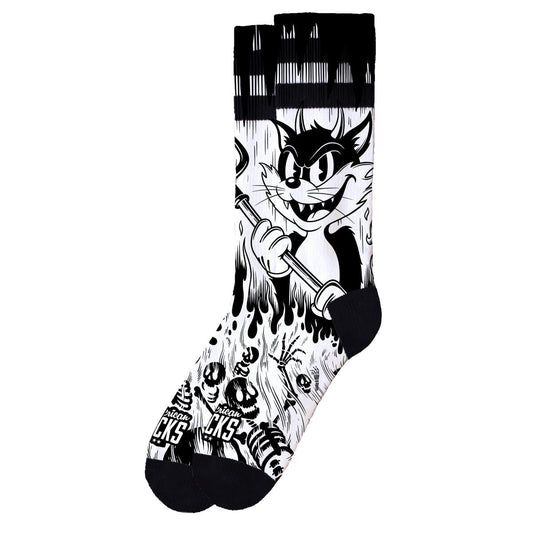 EVIL CAT - AMERICAN SOCKS - MOON Fitness