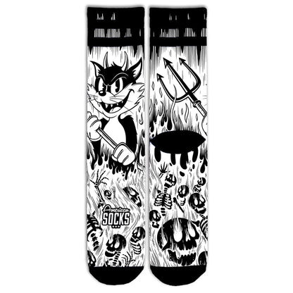 EVIL CAT - AMERICAN SOCKS - MOON Fitness