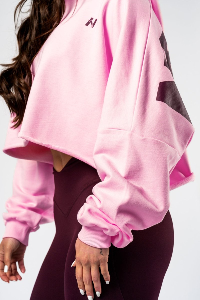 Felpa oversize OWN YOUR POWER 433 - NEBBIA - MOON Fitness