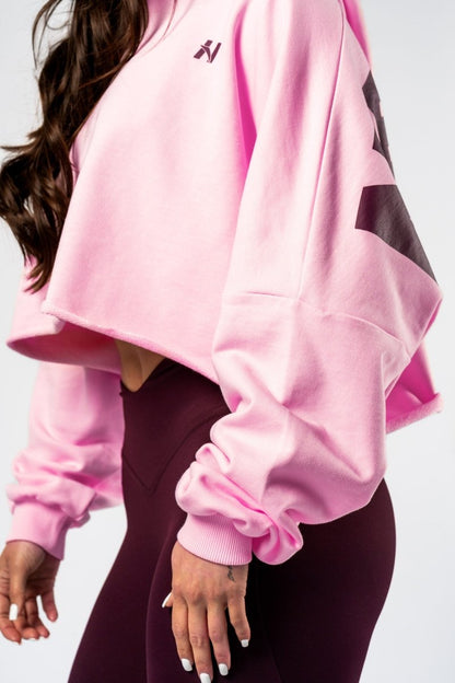 Felpa oversize OWN YOUR POWER 433 - NEBBIA - MOON Fitness