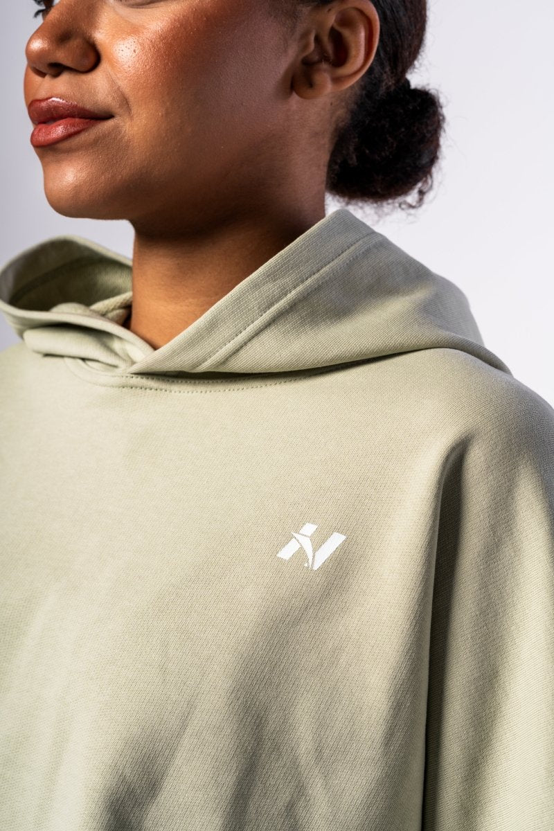 Felpa oversize OWN YOUR POWER 433 - NEBBIA - MOON Fitness