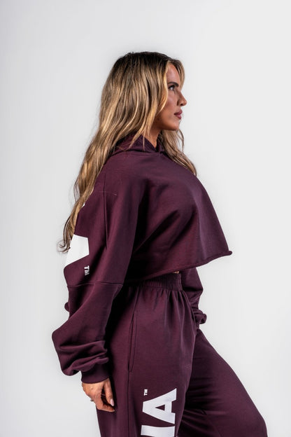 Felpa oversize OWN YOUR POWER 433 - NEBBIA - MOON Fitness