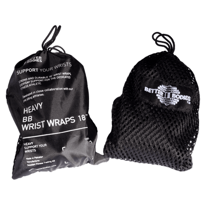 Heavy Better Bodies Wrist Wraps 18" - BETTER BODIES - MOON Fitness