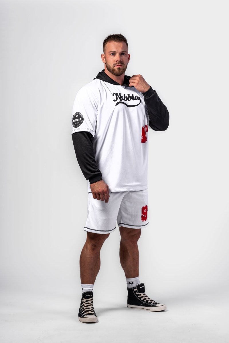 Hooded T-shirt PLAY BIG 376 - NEBBIA - MOON Fitness