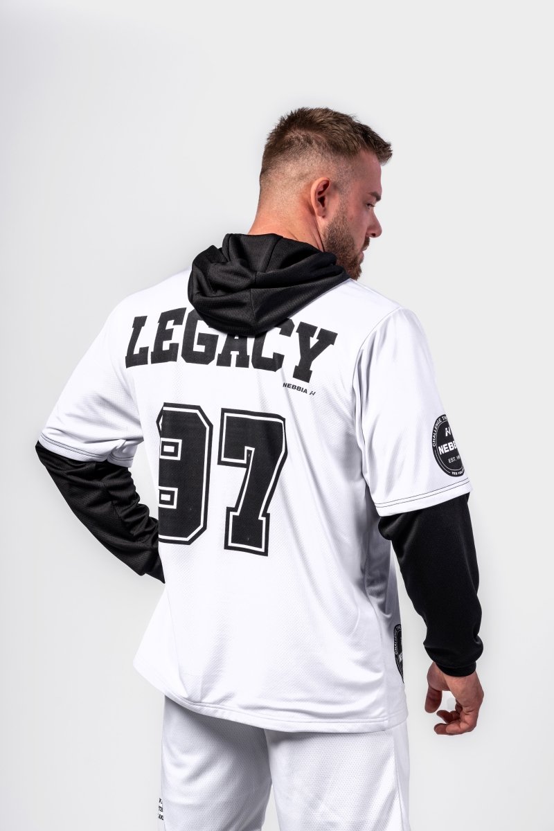 Hooded T-shirt PLAY BIG 376 - NEBBIA - MOON Fitness