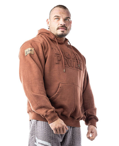 Hoodie Legal Power Stonewashed brushed inside Ottomix - LEGAL POWER - MOON Fitness