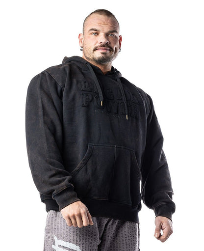Hoodie Legal Power Stonewashed brushed inside Ottomix - LEGAL POWER - MOON Fitness
