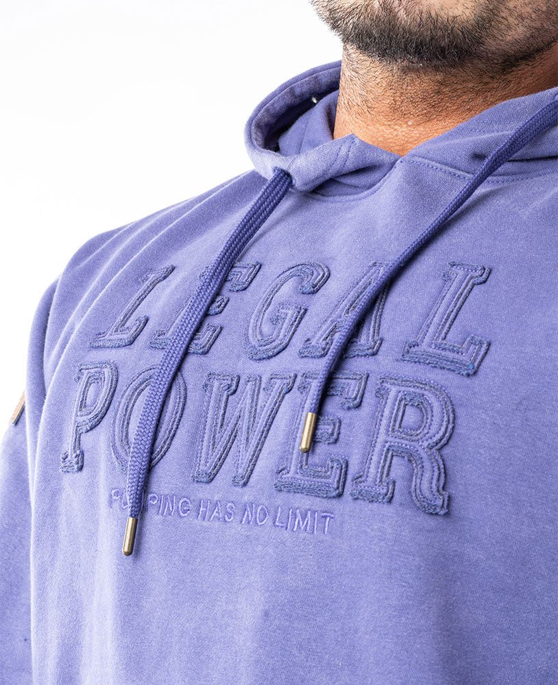 Hoodie Legal Power Stonewashed brushed inside Ottomix - LEGAL POWER - MOON Fitness