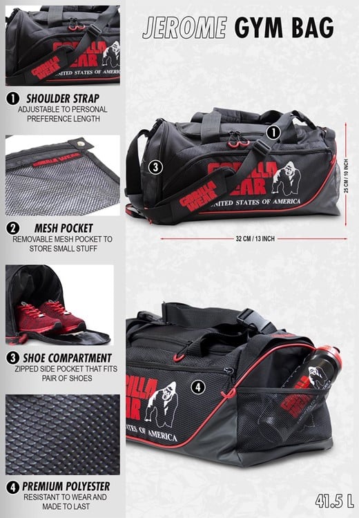 Jerome Gym Bag - GORILLA WEAR - MOON Fitness