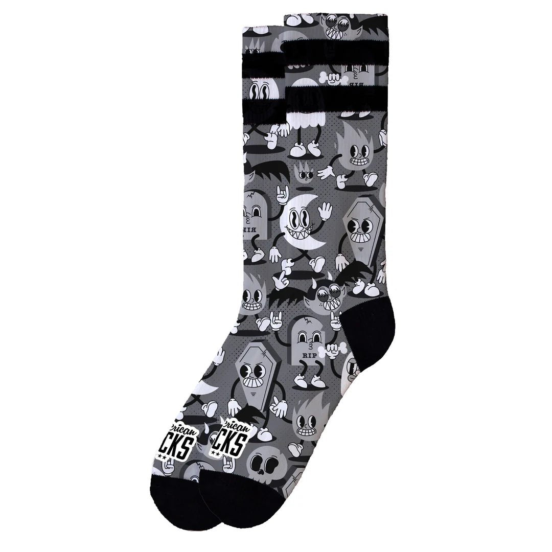 NIGHT GATHERING - AMERICAN SOCKS - MOON Fitness