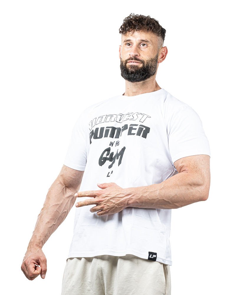 T-Shirt Hardest Pumper in the Gym Single - LEGAL POWER - MOON Fitness