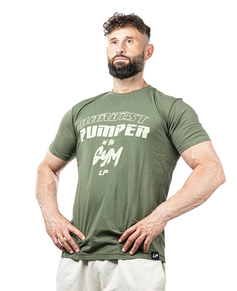 T-Shirt Hardest Pumper in the Gym Single - LEGAL POWER - MOON Fitness