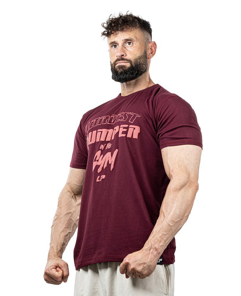 T-Shirt Hardest Pumper in the Gym Single - LEGAL POWER - MOON Fitness