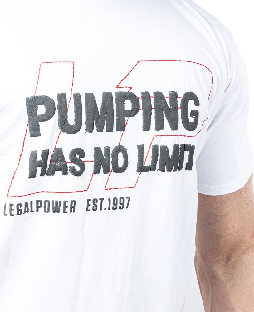 T-Shirt Pumping has no Limit Single - Jersey - LEGAL POWER - MOON Fitness