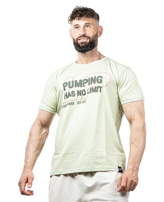 T-Shirt Pumping has no Limit Single - Jersey - LEGAL POWER - MOON Fitness