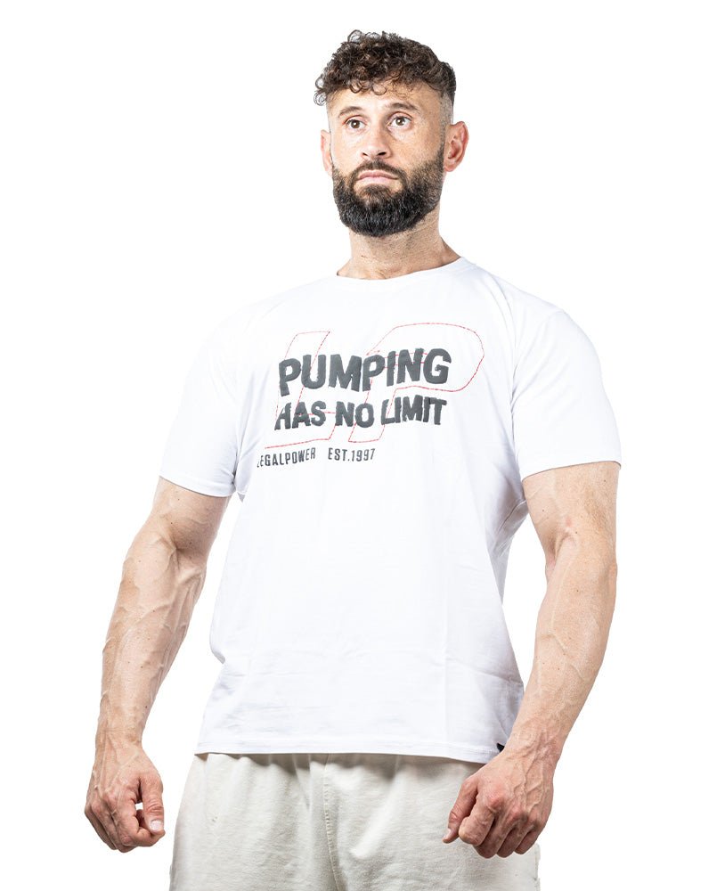 T-Shirt Pumping has no Limit Single - Jersey - LEGAL POWER - MOON Fitness