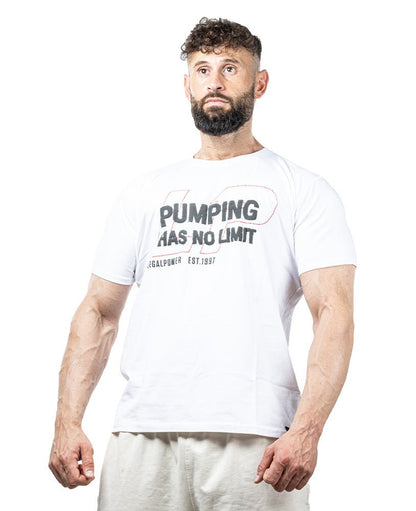 T-Shirt Pumping has no Limit Single - Jersey - LEGAL POWER - MOON Fitness