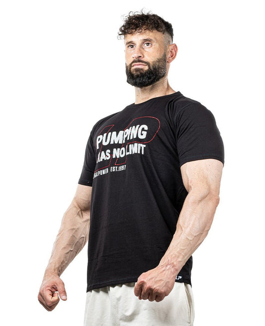 T-Shirt Pumping has no Limit Single - Jersey - LEGAL POWER - MOON Fitness
