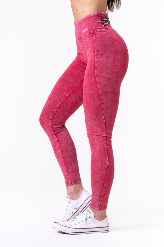 Washed High Waisted Leggings LEGACY 777 - NEBBIA - MOON Fitness