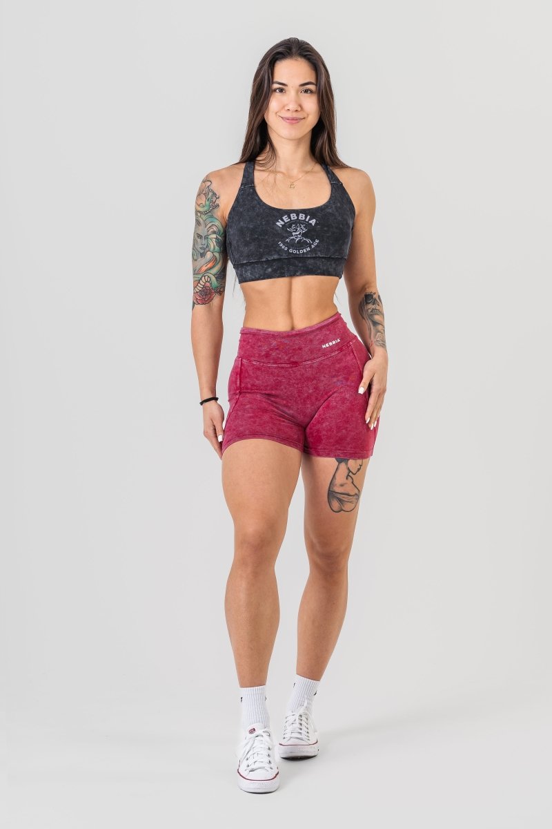 Washed Medium - Support Sports Bra GOLDEN AGE 778 - NEBBIA - MOON Fitness