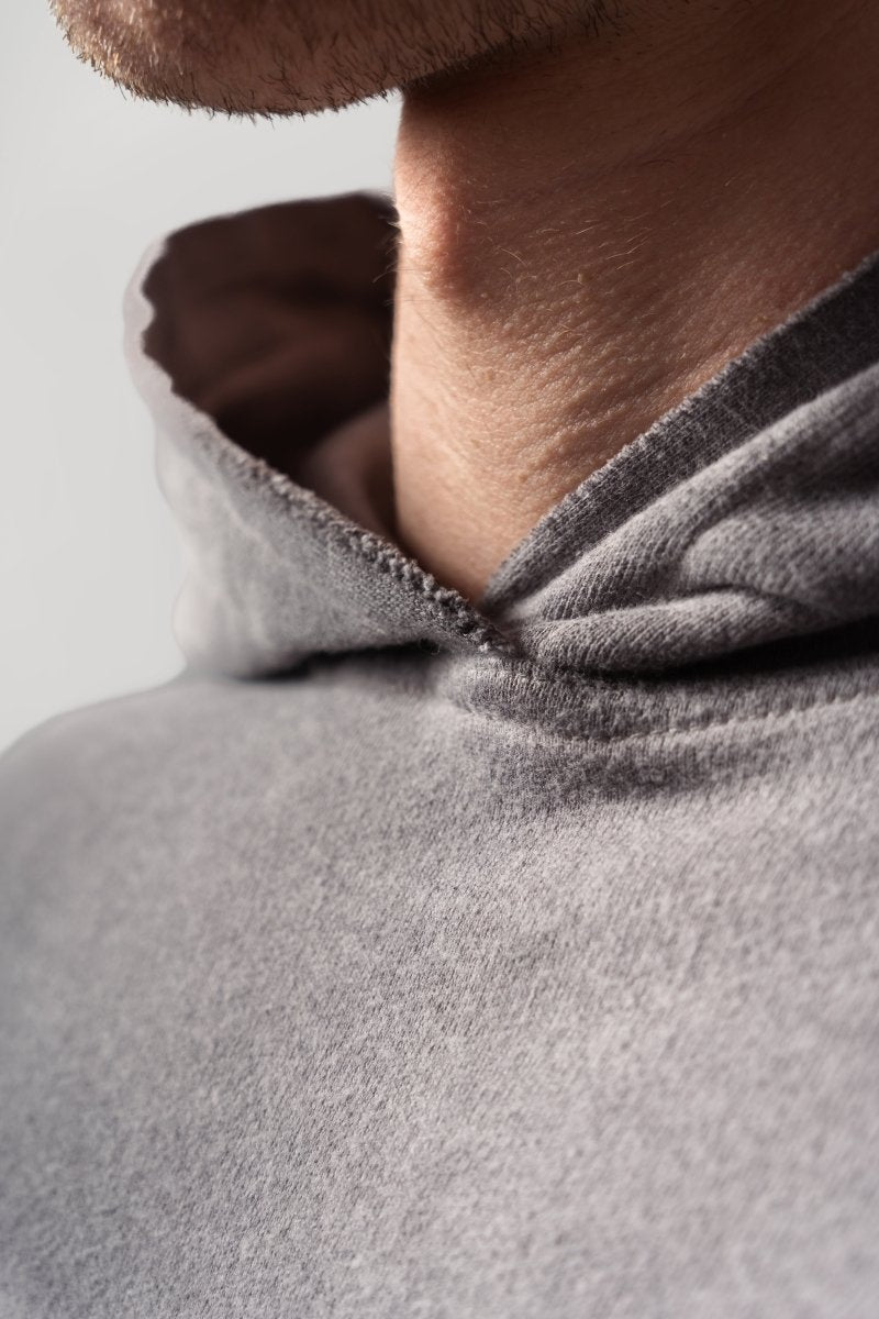 Washed - off Oversized Pullover Hoodie NO BS 371 - NEBBIA - MOON Fitness