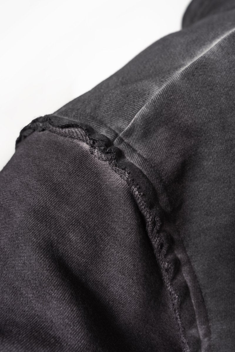Washed - off Zip Up Hoodie GYM BRO 362 - NEBBIA - MOON Fitness