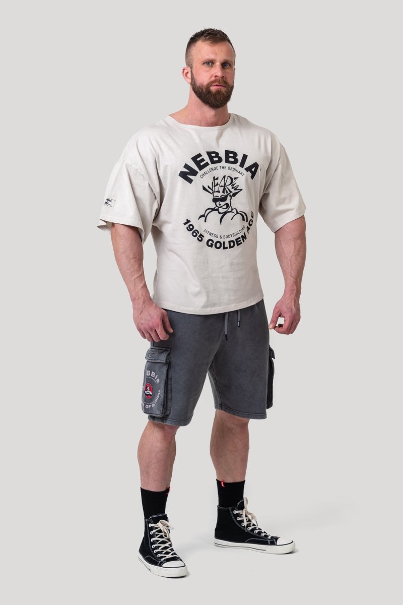 Washed Rag Top GOLDEN AGE 788 - NEBBIA - MOON Fitness