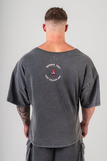 Washed Rag Top GOLDEN AGE 788 - NEBBIA - MOON Fitness
