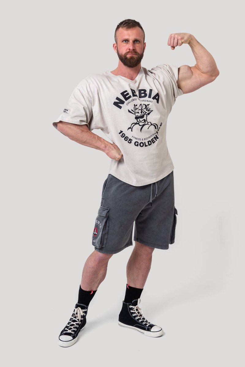 Washed Rag Top GOLDEN AGE 788 - NEBBIA - MOON Fitness