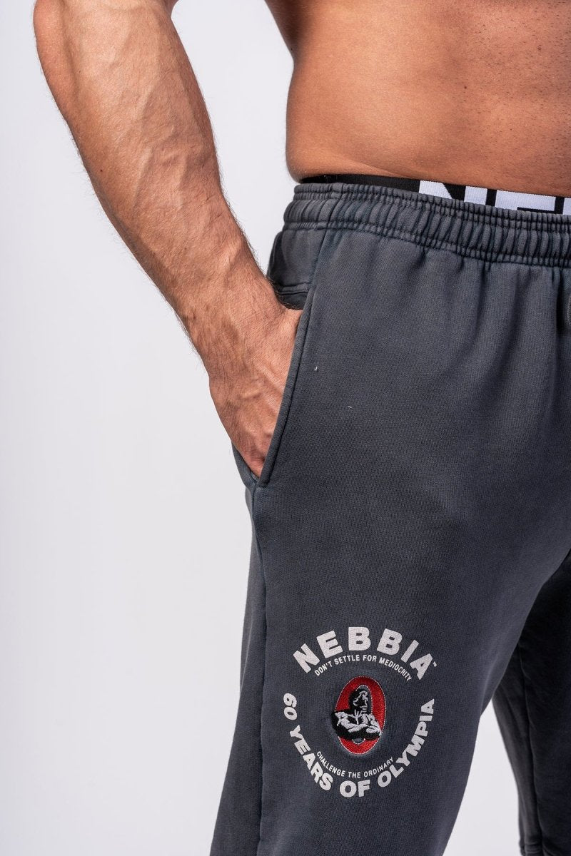 Washed Sweat Joggers LEGEND 795 - NEBBIA - MOON Fitness