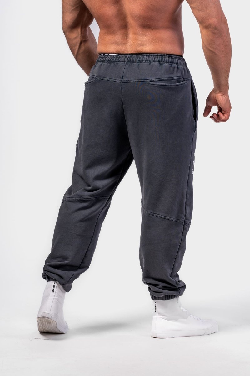 Washed Sweat Joggers LEGEND 795 - NEBBIA - MOON Fitness