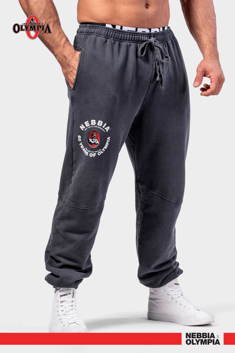 Washed Sweat Joggers LEGEND 795 - NEBBIA - MOON Fitness