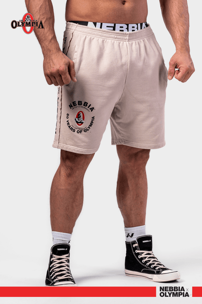 Washed Sweat Shorts LEGEND 786 - NEBBIA - MOON Fitness