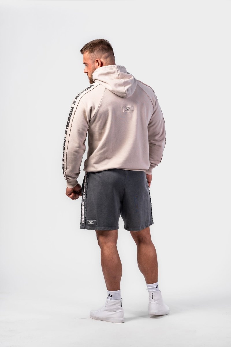 Washed Sweat Shorts LEGEND 786 - NEBBIA - MOON Fitness