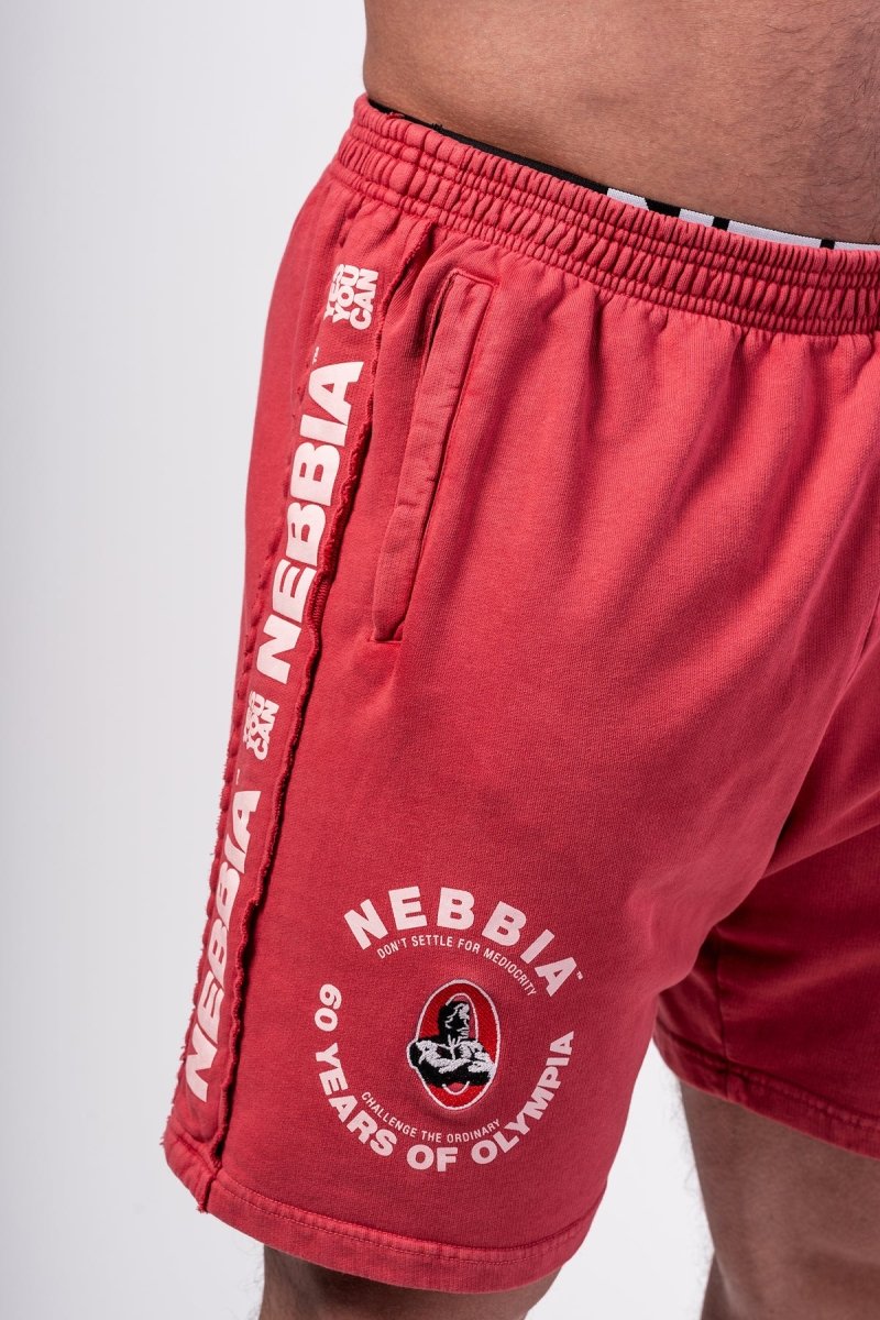 Washed Sweat Shorts LEGEND 786 - NEBBIA - MOON Fitness