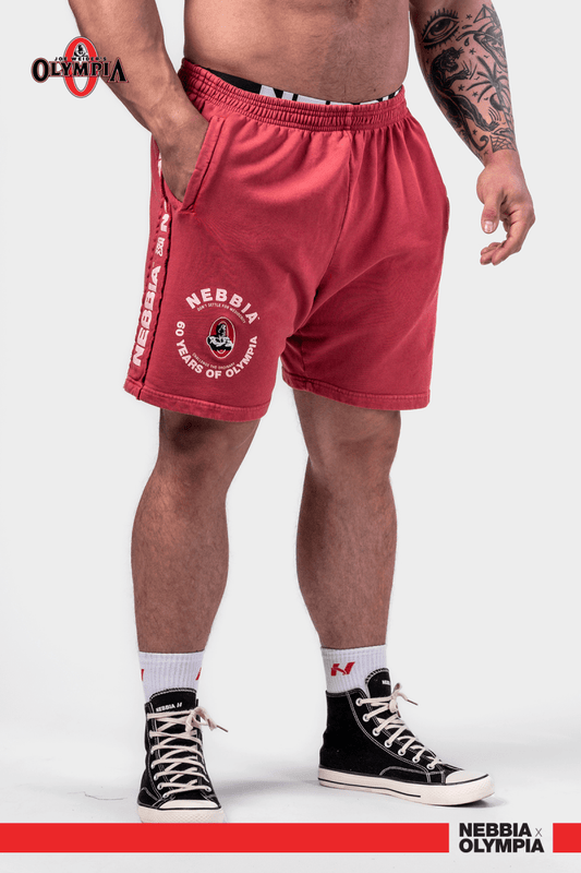 Washed Sweat Shorts LEGEND 786 - NEBBIA - MOON Fitness